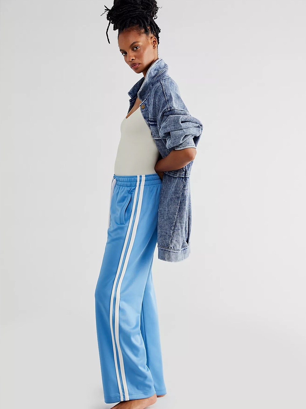Stoned Immaculate Fawcett Track Pants in pink